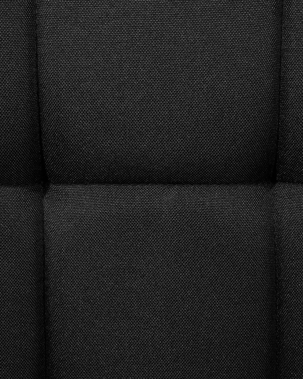 Set of 2 Bar Chairs Swivel Black Kenda