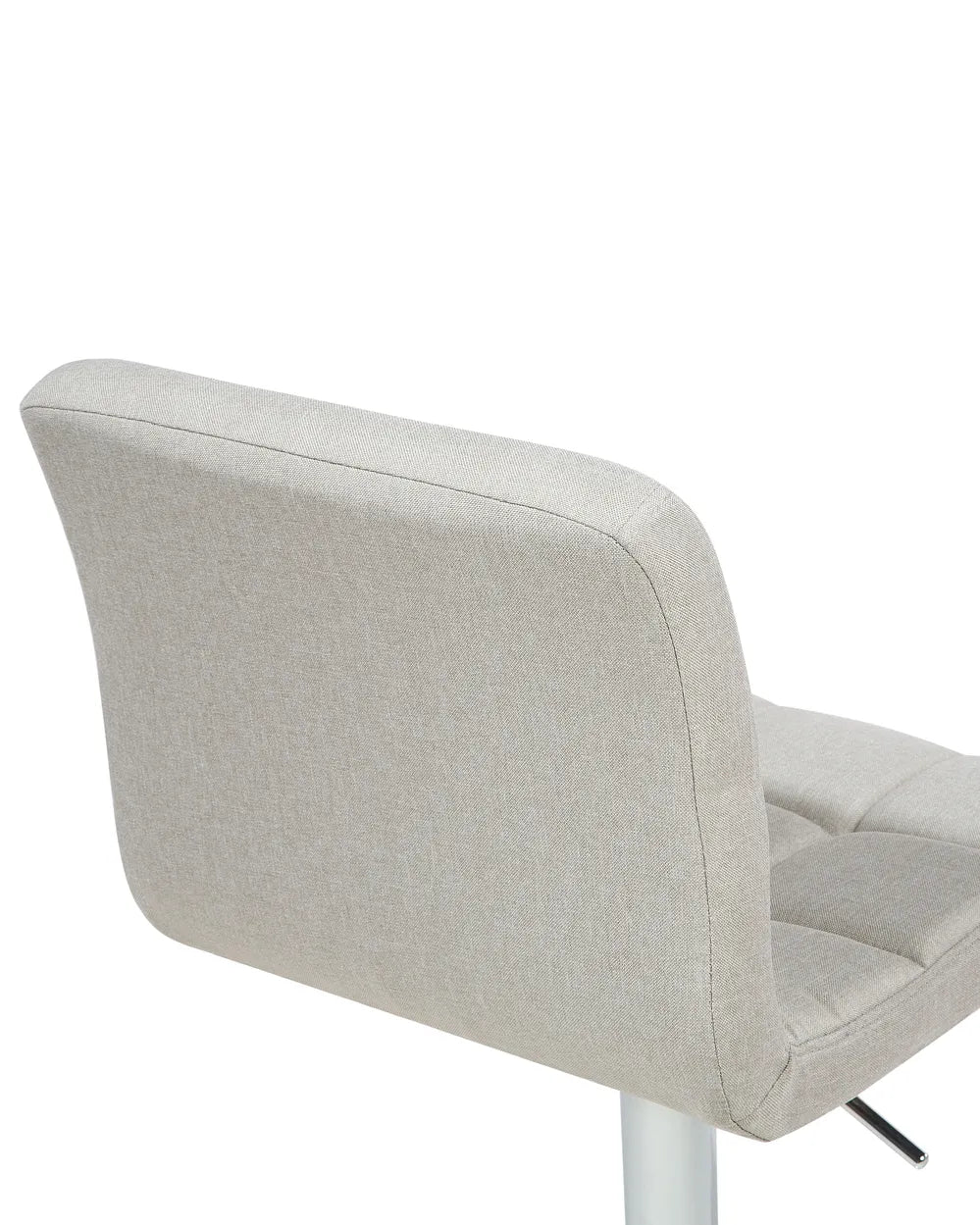 Set of 2 Bar Chairs Swivel Light Beige Kenda