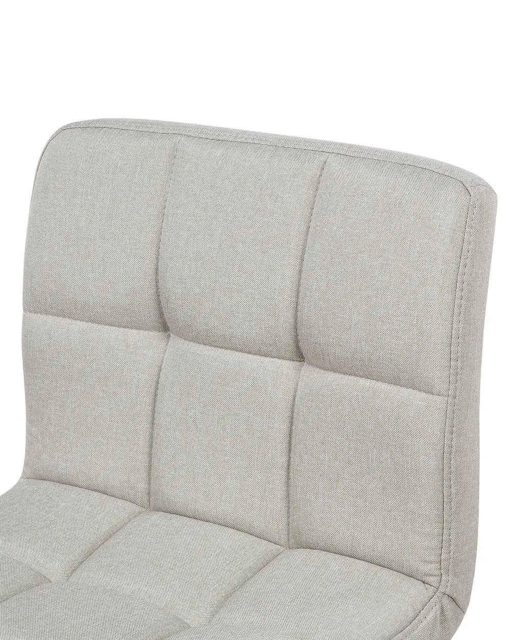 Set of 2 Bar Chairs Swivel Light Beige Kenda