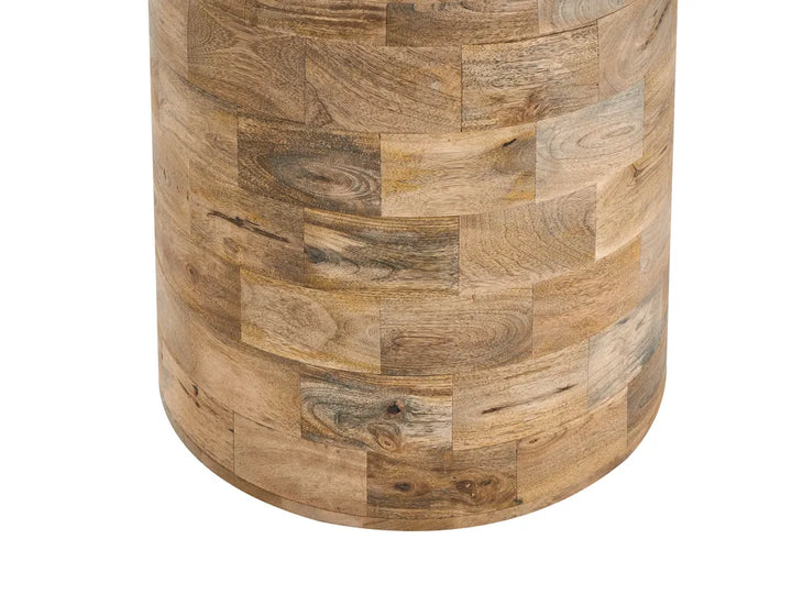 Dining Table Light Brown 110 cm 110 cm Mango Wood Lowen