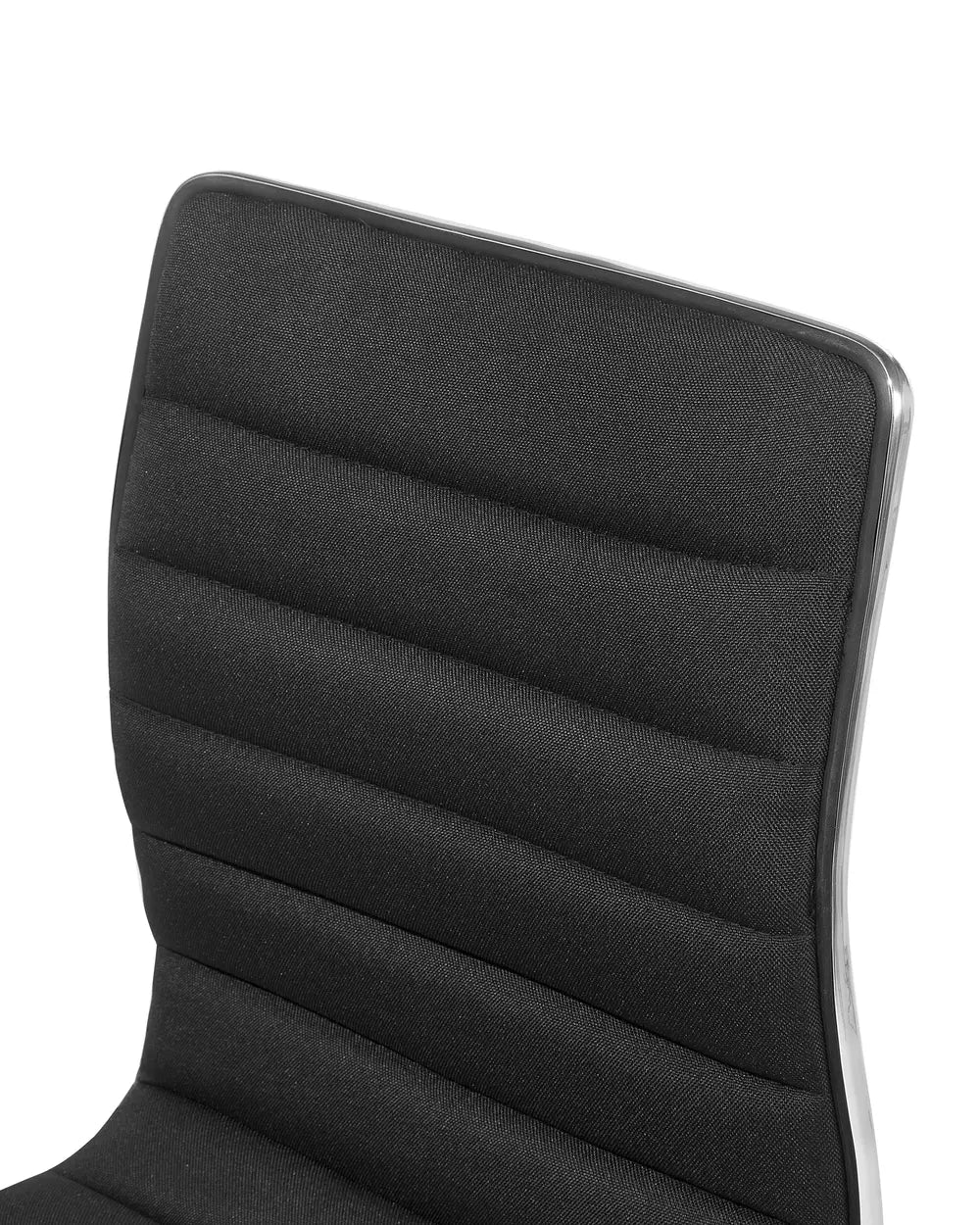 Set of 2 Bar Chairs Swivel Black Sydney