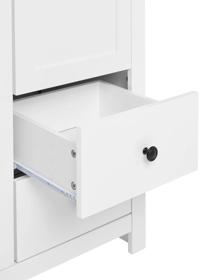 Display Cabinet 80 cm White Nakash