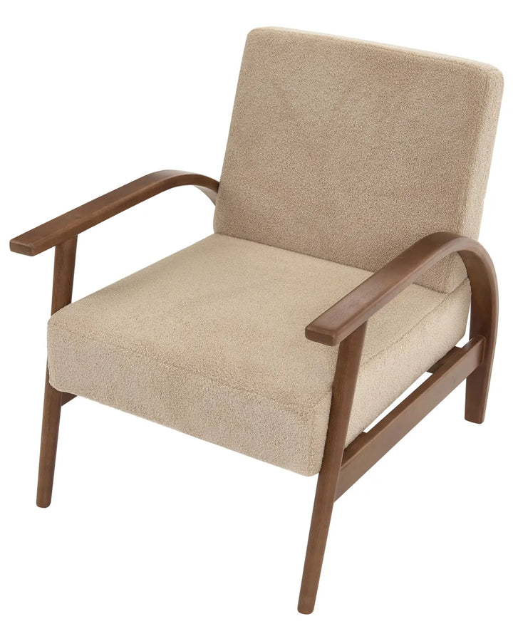 Armchair Boucle Sand Beige Melisa