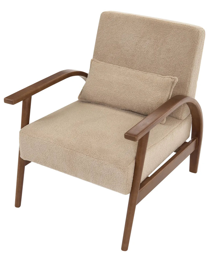 Armchair Boucle Sand Beige Melisa