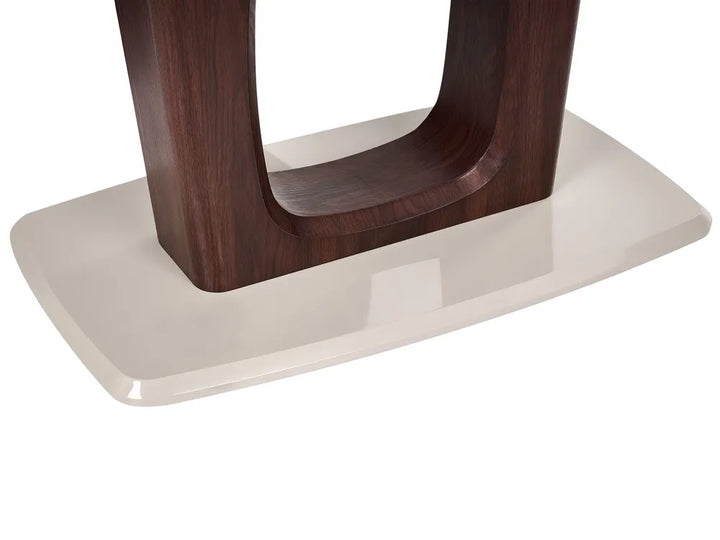 Extending Dining Table Light Beige 160/200 cm 90 cm Aguilar
