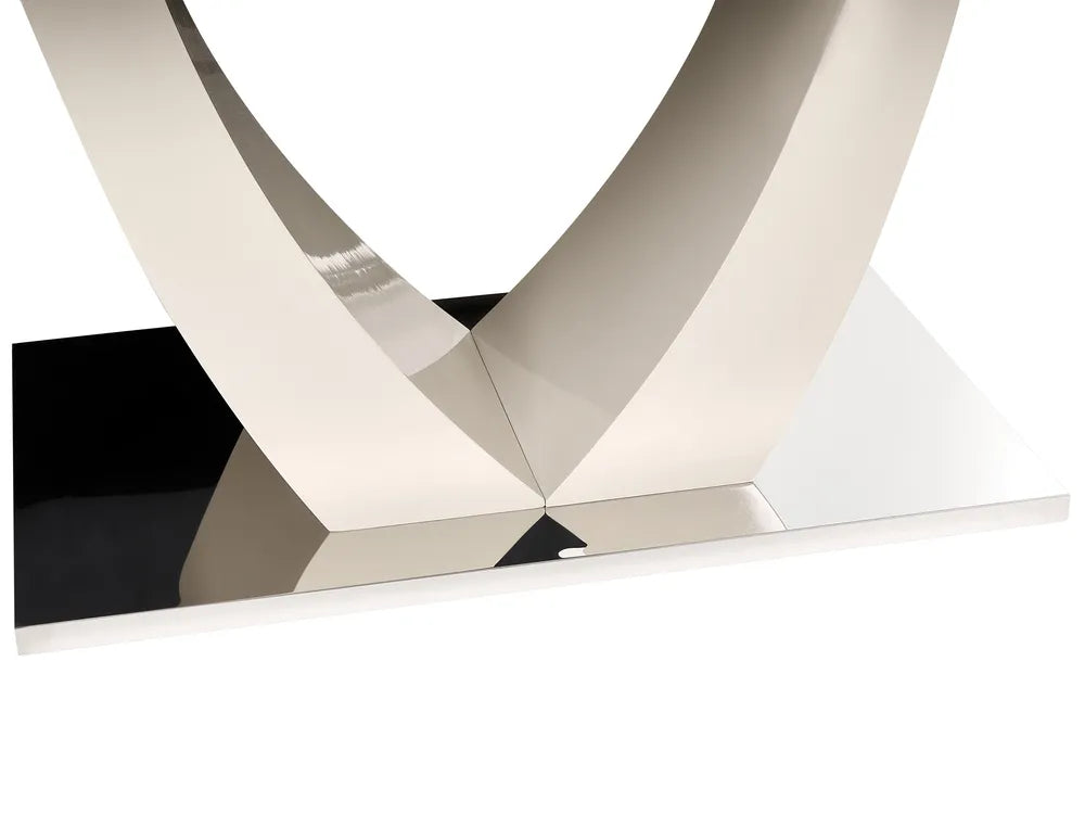 Extending Dining Table Light Beige 160/200 cm 90 cm Aguilar