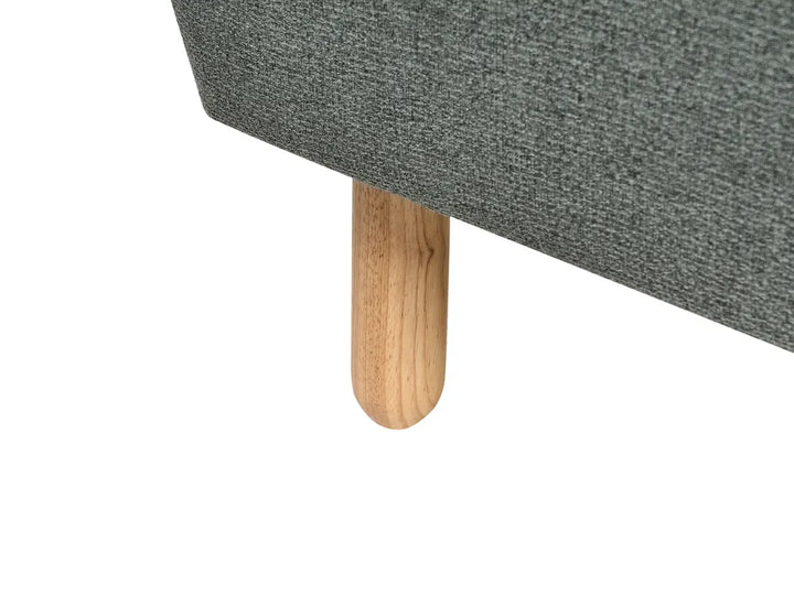 Sofa Bed 3 Seater Fabric Green Cianca