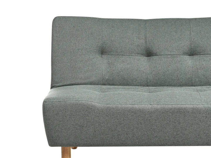 Sofa Bed 3 Seater Fabric Green Cianca
