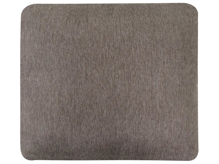 Living Room Set 6 Seater Fabric Brown Zayn