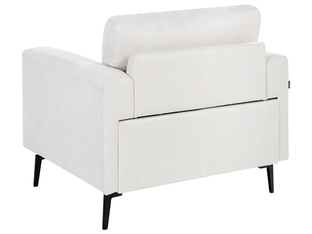 Living Room Set 6 Seater Fabric Light Beige Zayn