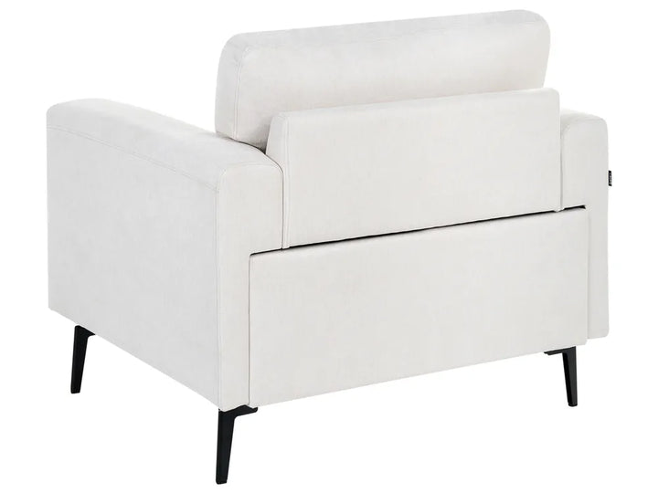 Living Room Set 6 Seater Fabric Light Beige Zayn