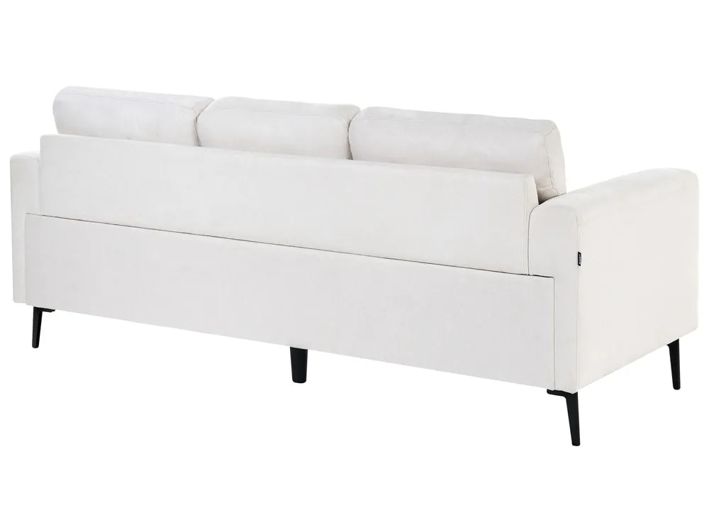 Living Room Set 6 Seater Fabric Light Beige Zayn