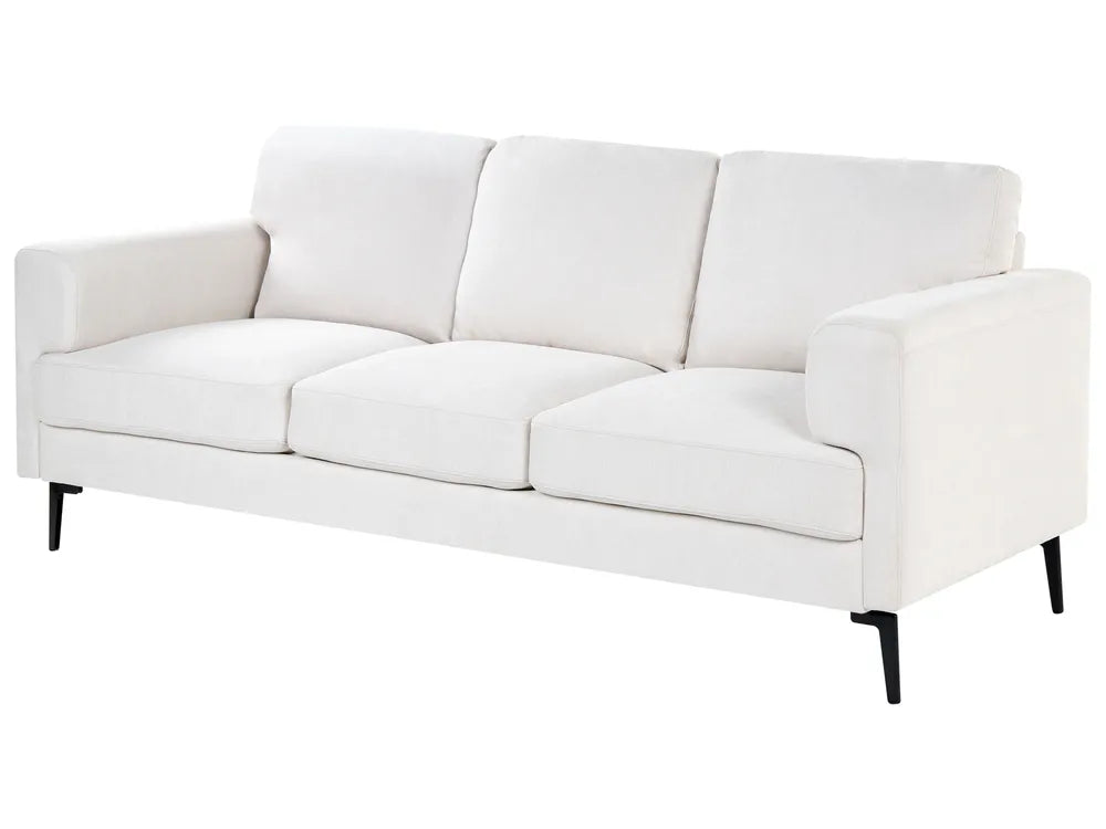 Living Room Set 6 Seater Fabric Light Beige Zayn