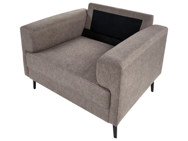 Living Room Set 7 Seater Fabric Brown Zayn