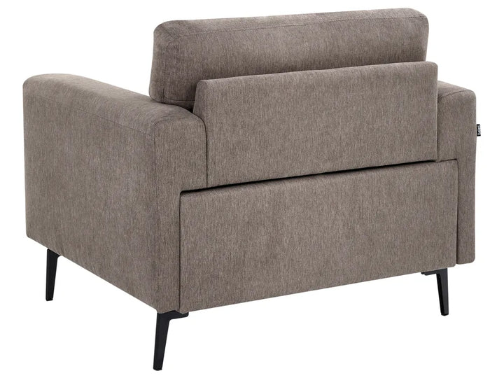 Living Room Set 7 Seater Fabric Brown Zayn
