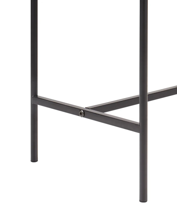 2 Drawer Bedside Table Black Mamata
