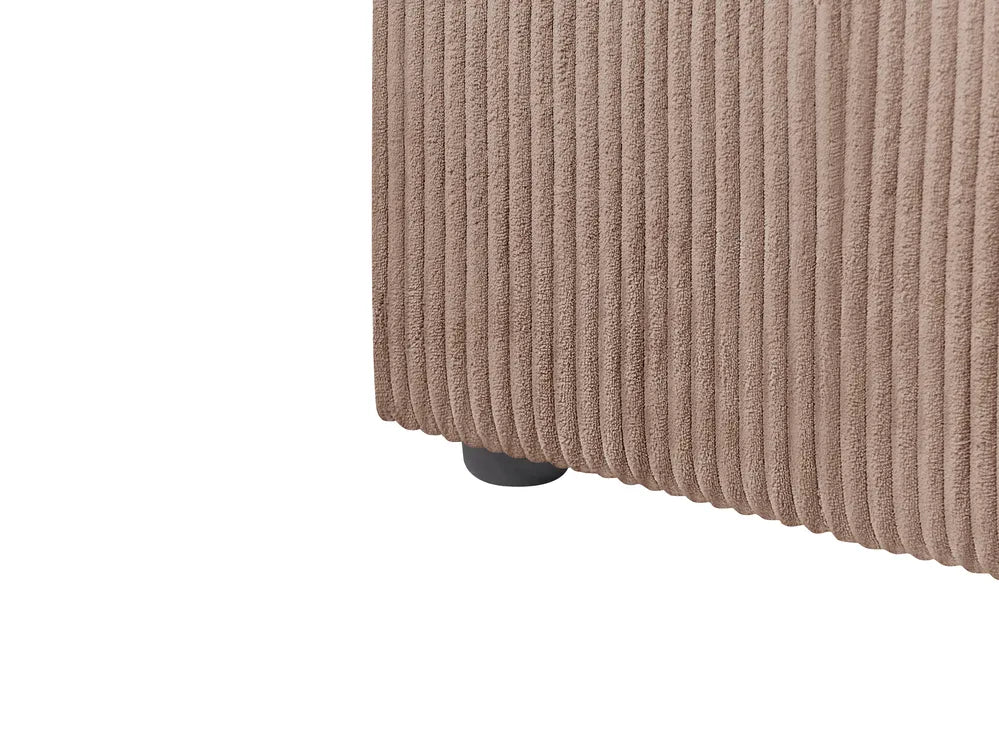 Corner Seat Right Hand Sand Beige Corduroy Ilkeston