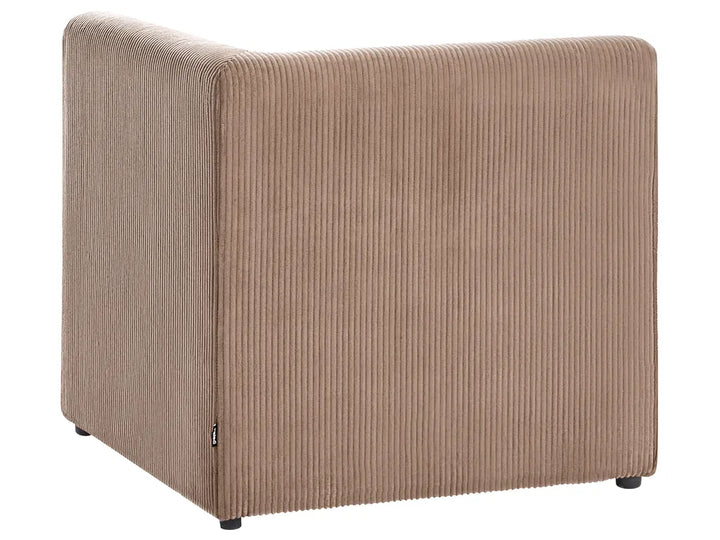 Corner Seat Right Hand Sand Beige Corduroy Ilkeston