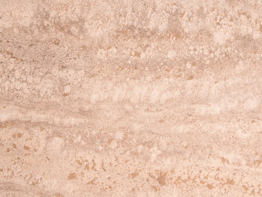 Side Table Travertine Effect Brown Lonan