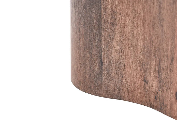 Coffee Table Travertine Effect Brown Reyes