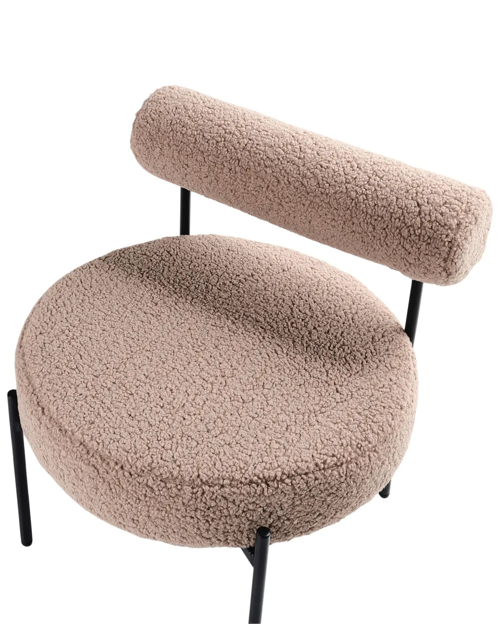 Armchair Boucle Taupe Aisha