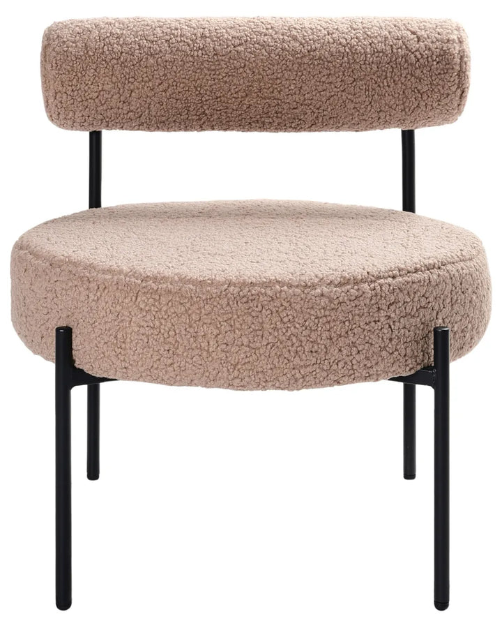 Armchair Boucle Taupe Aisha