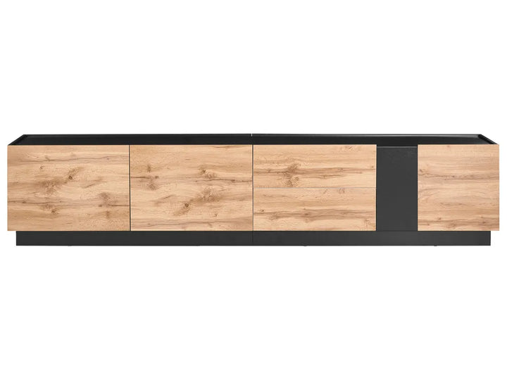 TV Stand Light Brown/ Black Abbie