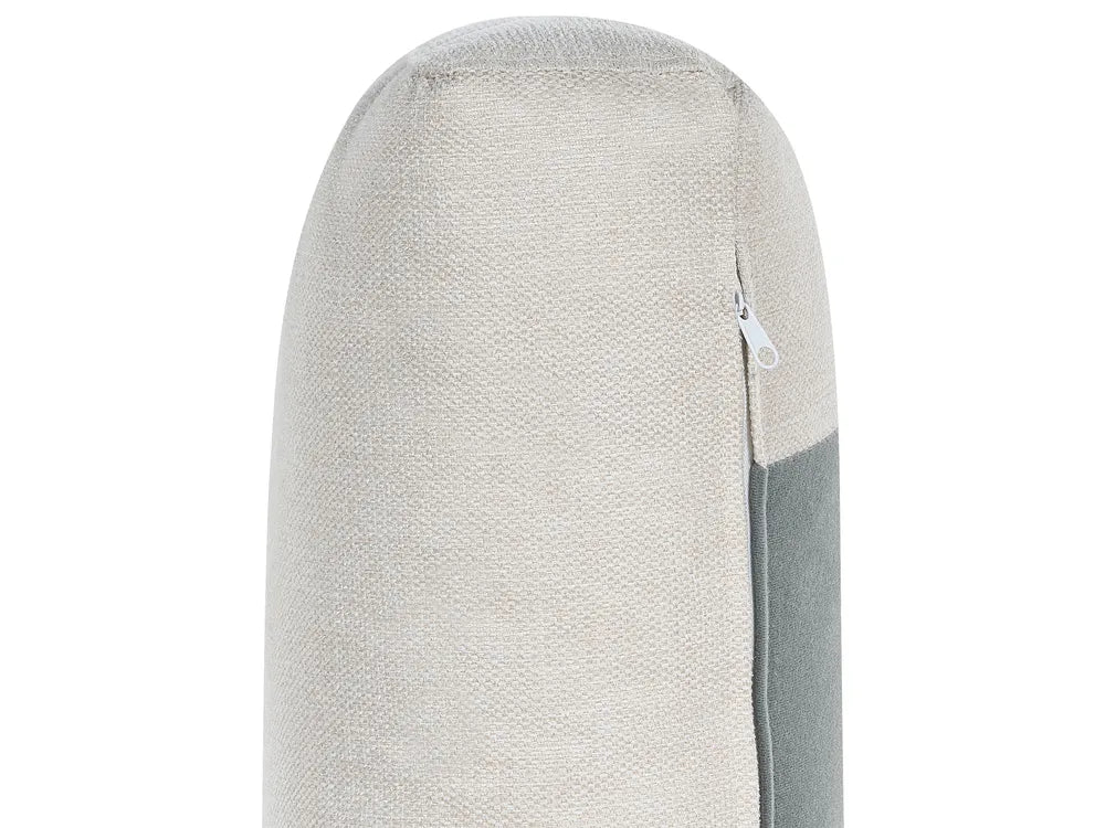 Living Room Set 4 Seater Fabric Light Beige Milnor