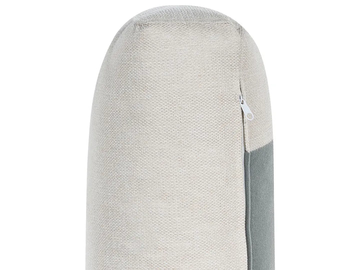 Living Room Set 4 Seater Fabric Light Beige Milnor