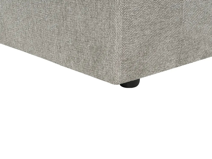 Living Room Set 4 Seater Fabric Light Grey Milnor