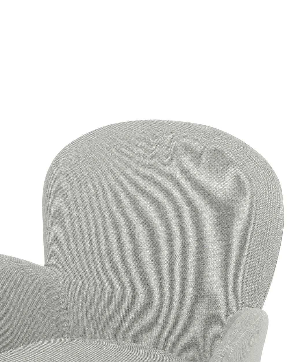 Set of 2 Dining Chairs Fabric Light Grey Arshanti