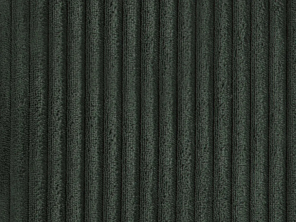 Modular Corner Sofa 3 Seater Corduroy Dark Green Right Hand Nyhan