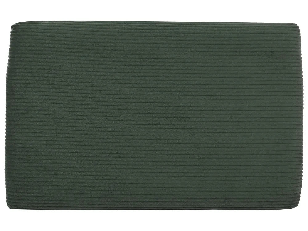 Modular Corner Sofa 3 Seater Corduroy Dark Green Left Hand Nyhan