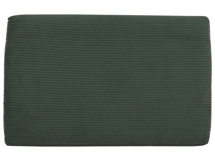 Modular Corner Sofa 3 Seater Corduroy Dark Green Left Hand Nyhan