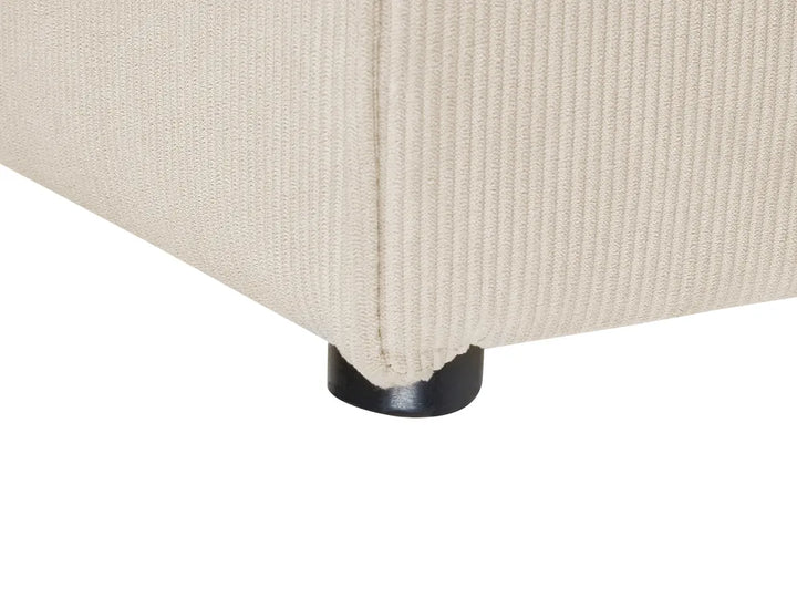 Modular Sofa 2 Seater Light Beige Corduroy Ilkeston