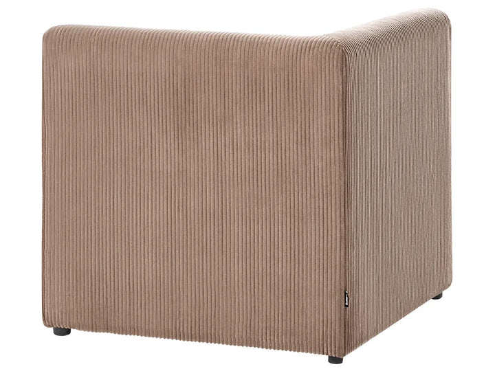 Corner Seat Left Hand Sand Beige Corduroy Ilkeston