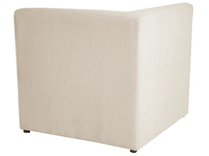 Modular Sofa 2 Seater Light Beige Corduroy Ilkeston