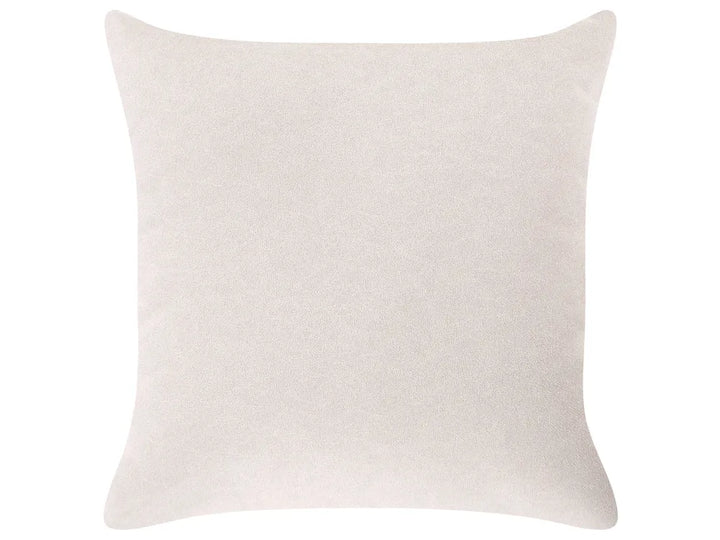 Sofa with Ottoman Fabric Light Beige Osmond