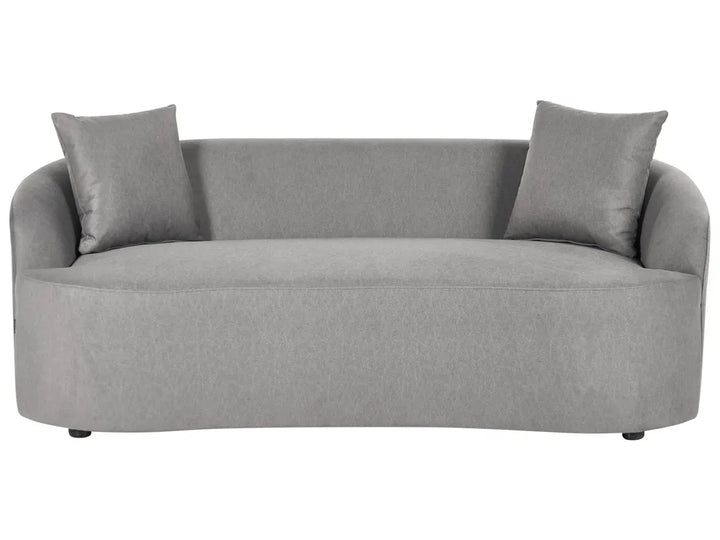 Sofa with Ottoman Fabric Grey Osmond