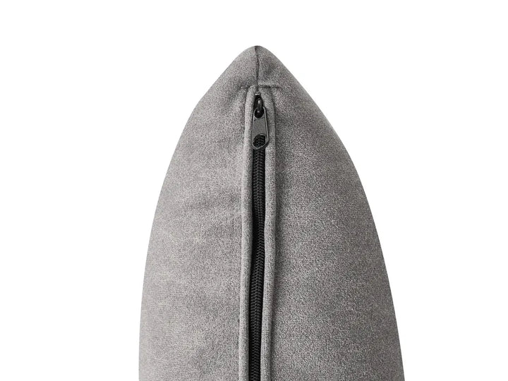 Sofa with Ottoman Fabric Grey Osmond