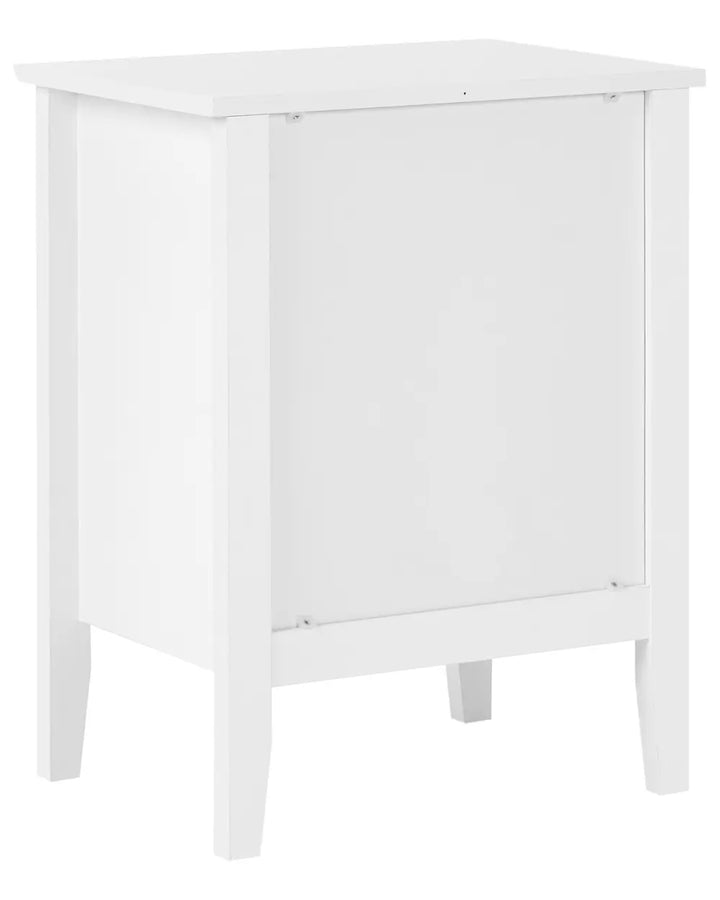 3 Drawer Bedside Table White Bonnie