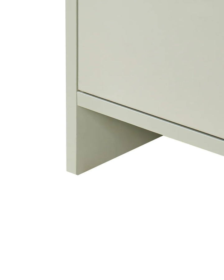 2 Drawer Bedside Table Light Green Mahlea