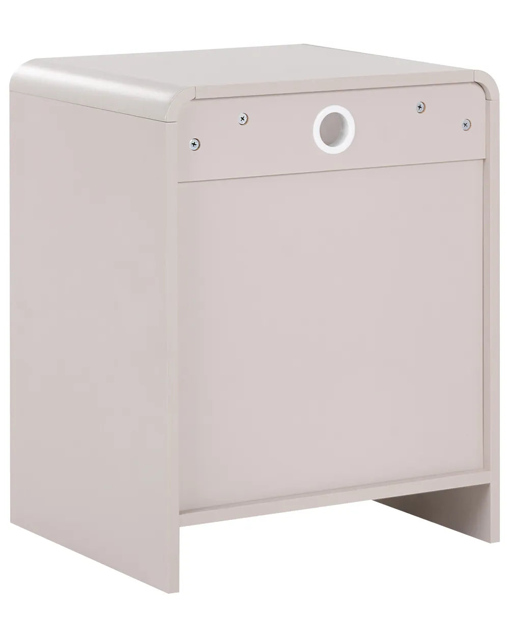 2 Drawer Bedside Table Light Beige Mahlea