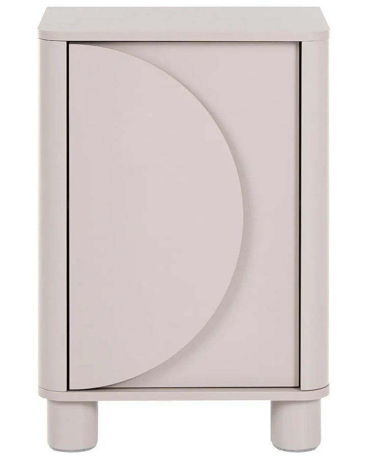Bedside Table Beige Markele