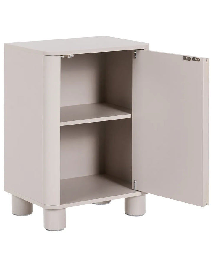 Bedside Table Beige Markele