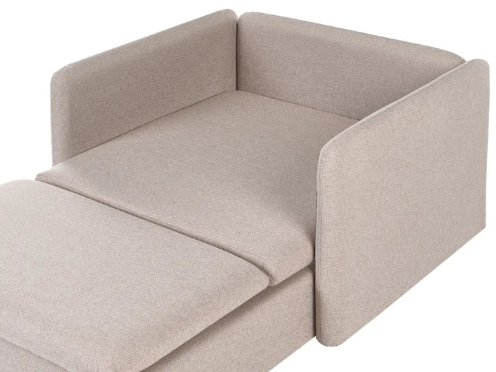 Chaise Longue Fabric Beige Nyhan