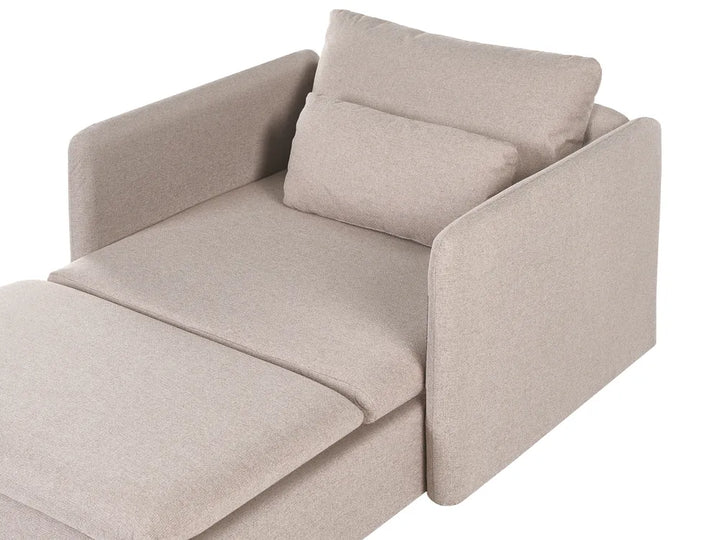Chaise Longue Fabric Beige Nyhan