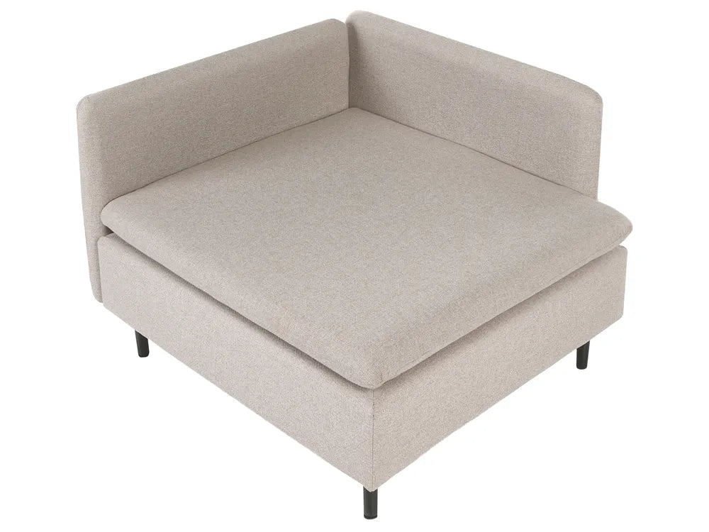 Modular Sofa 2 Seater Fabric Beige Nyhan