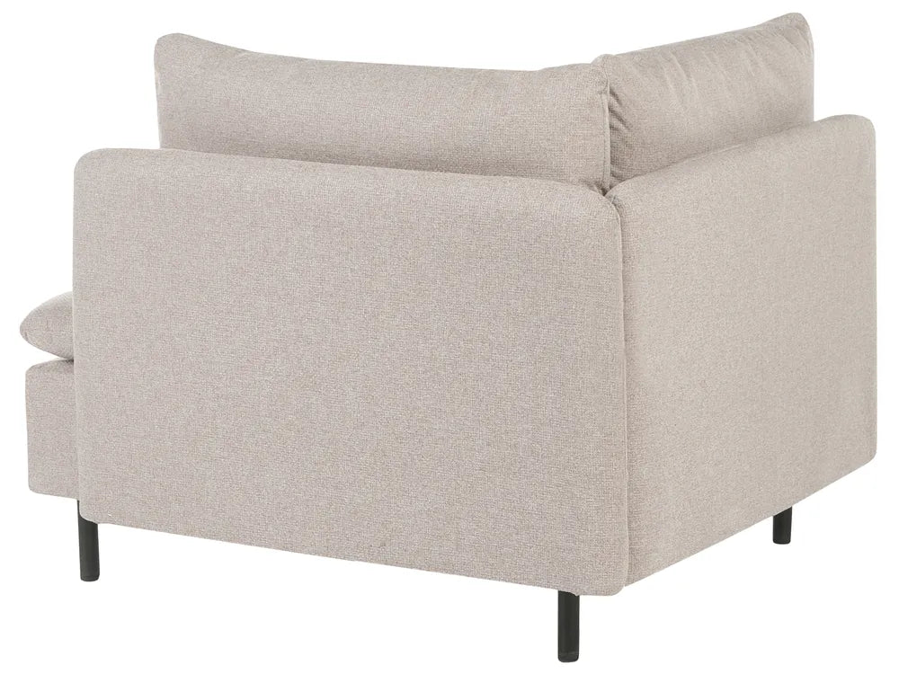 Modular Sofa 2 Seater Fabric Beige Nyhan