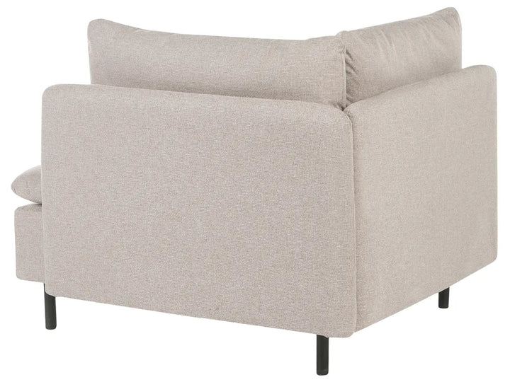Modular Sofa 2 Seater Fabric Beige Nyhan